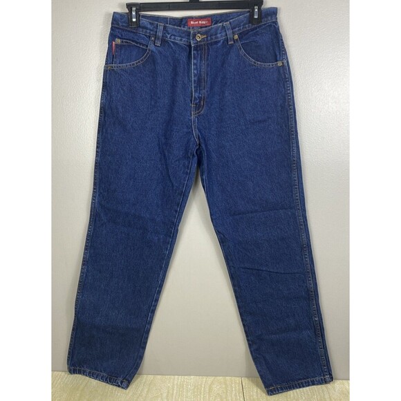 Blue Ridge Sports Workwear Denim Jeans Men's Size 34 x 32 Dark Wash - Picture 3 of 7